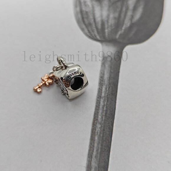 Pandora Mickey Mouse & Minnie Mouse Padlock Charm - Picture 6 of 8